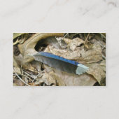 Blue Jay Feather Coordinating Items名刺 名刺 (裏面)