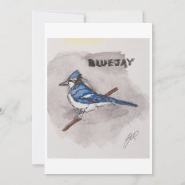Blue Jay Greeting Card 招待状