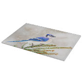 Blue Jay in Winter カッティングボード (角)