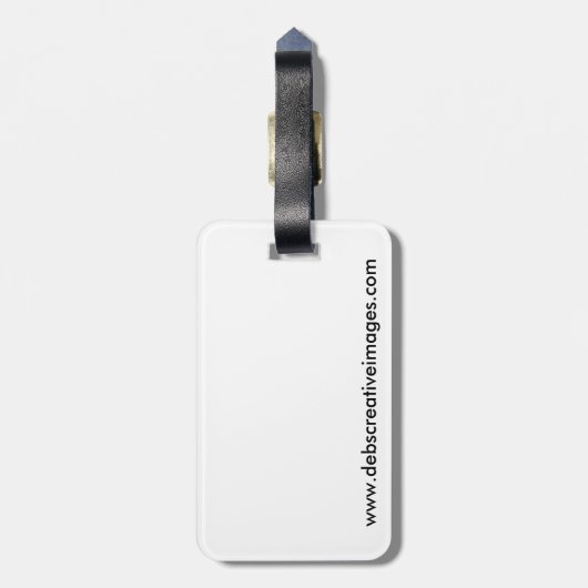 Blue Jay in Winter ラゲッジタグ (裏面縦)