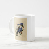 Blue Jay - John James Audubon's Birds of America コーヒーマグカップ (正面左)