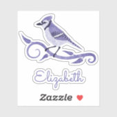 Blue Jay Name Vinyl Stickers シール (シート)