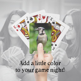 Blue Jay on Fence Bird Lover'sトランプ トランプ