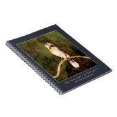 Blue Jay Songbird Notebook | Nature Art Journal ノートブック (右側)