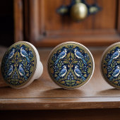 Blue Jays Bird Ceramic Pull Knob セラミックノブ