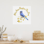 Blue Jays Brighten My Day ポスター (キッチン)