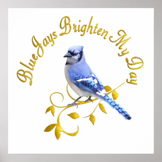 Blue Jays Brighten My Day ポスター (正面)