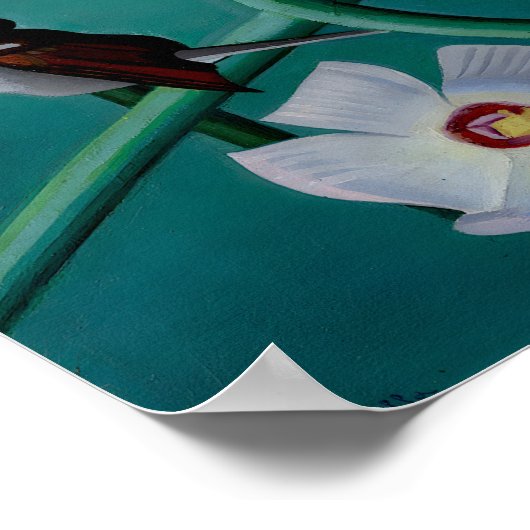 Blue Jays In Winter by Abbott Handerson Thayer ポスター (角)