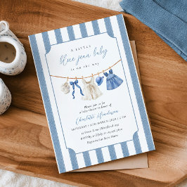 Blue Jean Baby Baby Shower Invitation 招待状