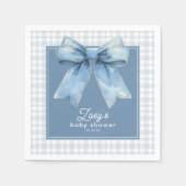 Blue Jean Baby Baby Shower Paper Napkin スタンダードカクテルナプキン (正面)