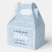 Blue Jean Baby Boy Baby Shower  フェイバーボックス (正面)