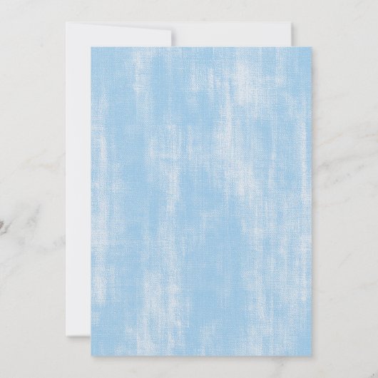 Blue Jean Baby Boy Baby Shower Invitation 招待状 (裏面)