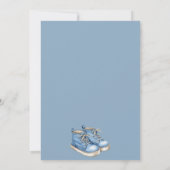 Blue Jean Baby Denim Baby Shower Invitation 招待状 (裏面)