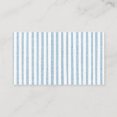 Blue Jean Baby Shower Denim Diaper Raffle エンクロージャーカード (裏面)