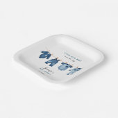 Blue Jean Baby Shower - Denim Theme ペーパープレート (傾斜あり)