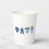 Blue Jean Baby Shower - Denim Theme 紙コップ (裏面)