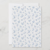 Blue Jean Baby Shower Invitation Cowboy 招待状 (裏面)