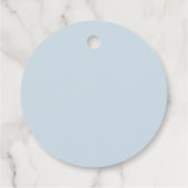 Blue Jean Baby Shower Party - Denim Theme フェイバータグ (裏面)