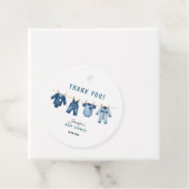 Blue Jean Baby Shower Party - Denim Theme フェイバータグ (インサイチュ)