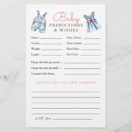 Blue Jean Baby Shower Predictions and Advice