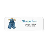 Blue Jean Books for Baby Address ラベル (正面)