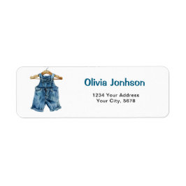 Blue Jean Books for Baby Address ラベル