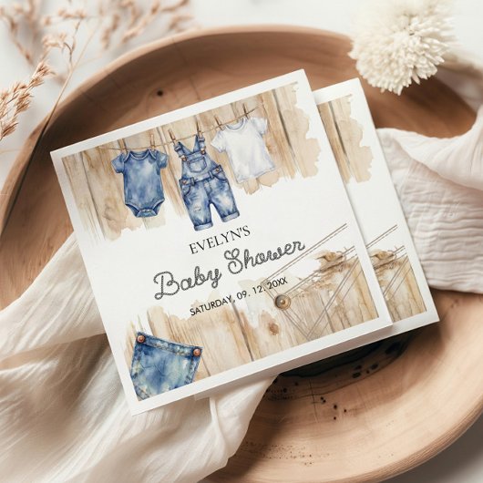 Blue Jean Denim  スタンダードカクテルナプキン