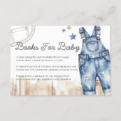 Blue Jean Denim Books for Baby Card エンクロージャーカード (正面)