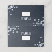 Blue Jean Denim & Diamondsテーブル・ナンバー席番号Pl プレイスカード (外部開封)