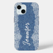 Blue Jean Denim iPhone / iPadケース Case-Mate iPhoneケース (裏面)