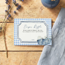 Blue Jean Diaper Raffle Card  エンクロージャーカード