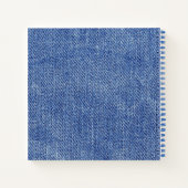 Blue jean It's a boy baby shower guest book ノートブック (裏面)