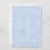 Blue Jeans Denim and Diamonds 16th Birthday Party 招待状 (裏面)