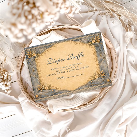 Blue Jeans Little Cowbo Diapper Raffle エンクロージャーカード