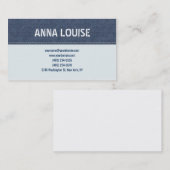 Blue jeans simple 名刺 (正面/裏面)