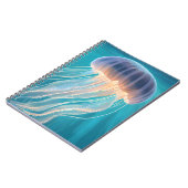Blue Jellyfish | Ocean Animal Painting ノートブック (左側)
