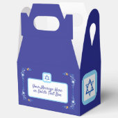 Blue Jewish Star of David with Border フェイバーボックス (見開き)