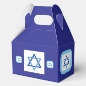 Blue Jewish Star of David with Border フェイバーボックス (裏面)