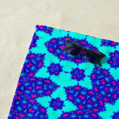 Blue kaleidoscope flourished ビーチタオル (インサイチュ)