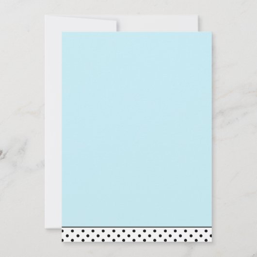 Blue Kangarooジョイ少年の赤ちゃんシャワーのためのジャンプ 招待状 (裏面)