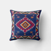 Blue Kilim Pillowsカナダ：完璧な文化 クッション (裏面)