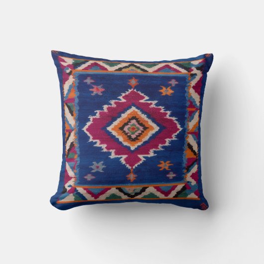 Blue Kilim Pillowsカナダ：完璧な文化 クッション (正面)