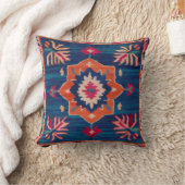 Blue Kilim Pillows for Anyスタイル: Boho モダンから クッション (ブランケット)