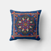 Blue Kilim Pillows Near Me:完璧なボホを見つける クッション (裏面)