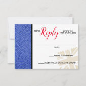 Blue Kingdom 統一された Passportの応答カード 出欠カード (正面)