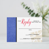 Blue Kingdom 統一された Passportの応答カード 出欠カード (スタンド正面)