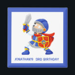 Blue Knight In Armor Kids 3rd Birthday マグネット<br><div class="desc">磁石は勇敢な青の騎士を鎧に輝く身を包み、冒険とお祝いに備えている。騎士は魅力的なフレンドリー表情で描かれ、幼い子供たちに魅力的である。騎士鮮やかの鎧の青い色は、デザインに鮮やかな目を引く要素を加える。</div>