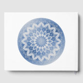 Blue Lace Mandala Wedding ゲストブック (裏面)