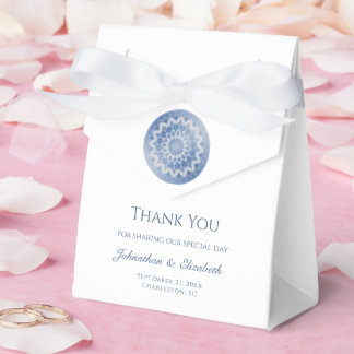 Blue Lace Mandala Wedding フェイバーボックス