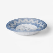 Blue Lace Mandala Wedding ペーパーボウル (傾斜あり)